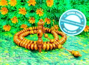 tasbih gaharu agatis full tembus cahaya bulat pipi