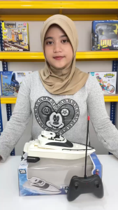 [KST] Mainan Anak Laki Laki RC Motor Boat Racing 3+ | Maju Mundur Belok Seru Kado Ulang Tahun