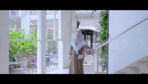 gamis ceruty babydoll set khimar motif kerudung terbaru by bermerks syari premium printing furing