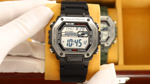 SKMEI 2522 Digital Mens Womens Waterproof Electronic WristWatches Fashion PU Band Sports Watch 47mm