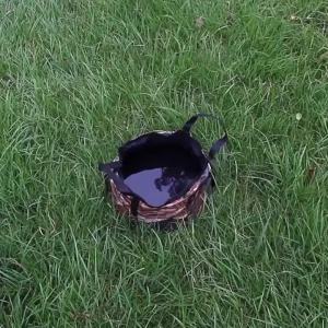 Portable Bucket Waterproof Water Bags Fishing Folding Bucket Water Container Storage Carrier Bag Outdoor Wash Basin for Camping