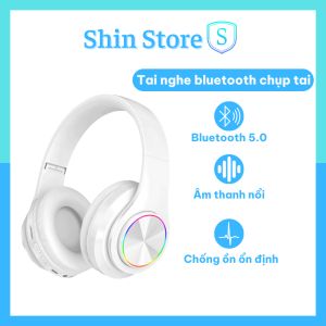 Tai nghe chụp tai B39 bluetooth 5.0 không dây có âm bass và hỗ trợ khe cắm thẻ nhớ -SHINSTORE