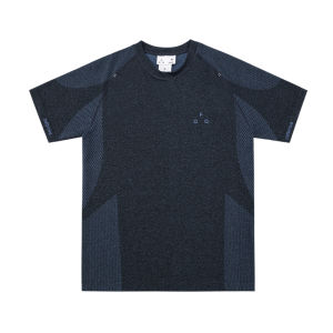 FPA | Integrally Knit Scales Contrast Color T-Shirt Men