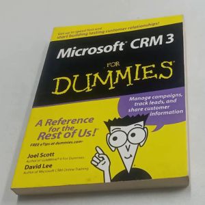 [PRELOVED] Microsoft CRM 3 for Dummies by Joel Scott and David Lee Paperback 1st Edition Part of For Dummies Series