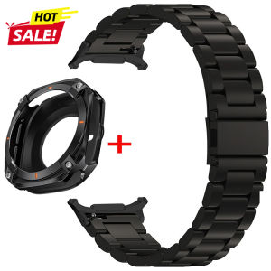 Case+Bnad for Samsung Galaxy Watch Ultra2025 47mm Stainless Steel Bracelet Metal Case for Samsung Galaxy Watch 7Ultra 47mm Strap