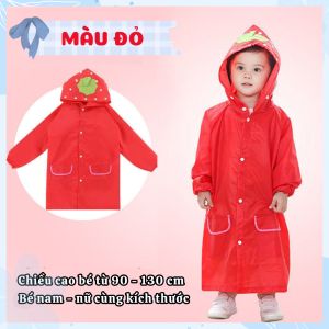 Áo mưa cho bé 2 tuổi đến 7 tuổi cho bé gái bé trai hình thú ngộ nghĩnh không thấm nước