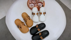 Dép lê bít mũi mẫu mới giày Birken phong cách tiên nữ cao cấp đơn giản chống nước dễ phối thoải mái mặc thường ngày bên ngoài cho nữ