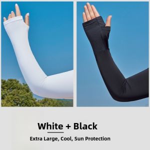 Miiow | MiiOW Ice Silk Sun Protection Sleeve Comfortable Elastic Thin Heat Insulation UV Protection Long Sleeve For Spring Summer Youth Couple