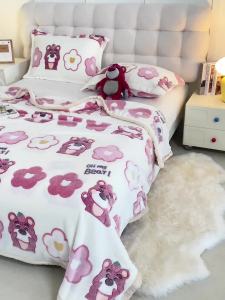 Coral fleece blanket skin friendly blanket warm snowflake fleece bed single dormitory student office year-round nap covered blanket