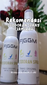 DEODORAN TAWAS SPRAY ORIGINAL 100ML BY FIGGMI