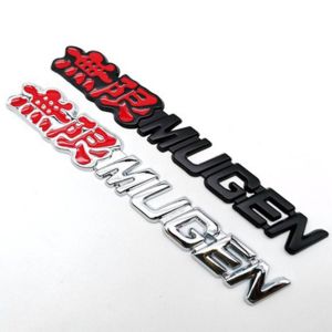 Stiker Emblem Mobil Honda Mugen 3D Metal Sticker Mobil