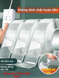 deli | Băng Dán Hai Mặt Trong Suốt Dính Mạnh Dễ Tearing Không Để Lại Vết Ẩn