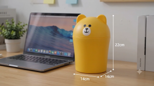 Cuddly Bear Desktop Mini Bin