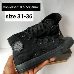 (REDDY)sepatu anak perempuan|sepatu anak laki-laki|sepatu sneaker|sepatu sekolah full black|sepatu boot|sepatu bertali size 31-36/sepatu pria dan wanita/sepatu full hitam/sepatu sekolah hitam bertali/sepatu anak usia 10 tahun/sepatu impor bertali/sepatu.