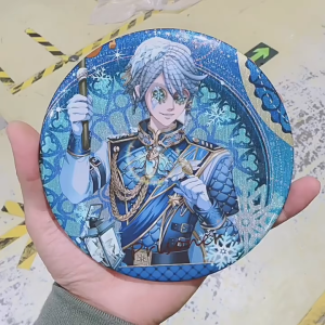 Anime Manga Demon Slayer 15cm Extra Large Badge Tokitou Muichirou Tanjirou Doujinshi Merchandise Desktop Display Figurine Itabag Decoration Fan Collection Merchandise Gift for Friends