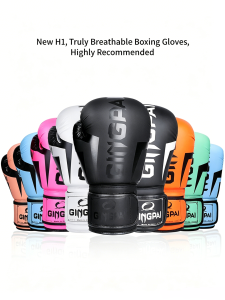 Shock-Absorbent Lightweight Boxing Gloves for Training Punching Bag & Kickboxing Workout - Suitable for Kids And Adults