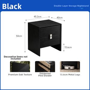 Italian Luxe Minimalist New Bedside Table