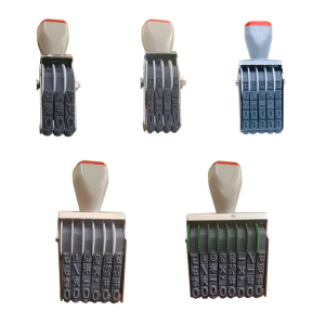 3 4 5 Digits Number Stamp Roller Adjustable Numbering Stamp Changeable Digits Office Business Stamps