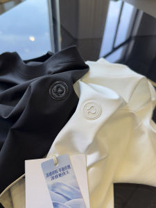 Ice Skin Cool Sensation Skin-Friendly Fabric Mens Comfortable Breathable Simple Comfortable Micro-Wide Fit round Neck Basic Short Sleeve T-Shirt