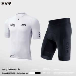 evr | Bộ Đồ Đua Xe Đạp Nam Áo Tay Ngắn và Quần Ngắn