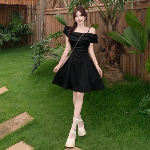 Đầm Maxi Dây Quai Ngang Dập Ly Dễ Dàng Làm Thon Gọn Vòng Eo