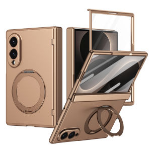 For Magsafe Phone Case For Samsung Galaxy Z Fold 8 Ultra Fold 8 7 6 5 5G Hinge Protection Magnetic with 360°Rotation Stand Cover