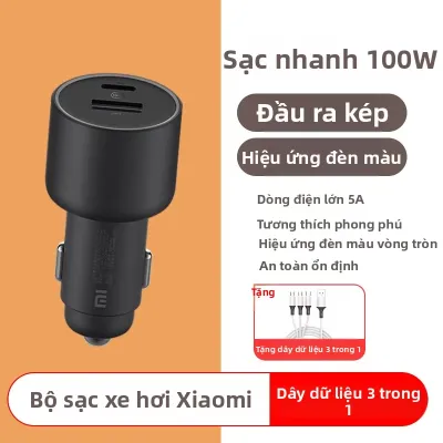 Miui | Đầu Sạc Xe Hơi Đa Năng Sạc Nhanh