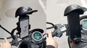 ที่วางโทรศัพท์มอเตอร์ไซค์ที่วางโทรศัพท์มอเตอร์ไซค์ที่วางโทรศัพท์จักรยานสําหรับสมาร์ทโฟน 4.7 ถึง 7.4