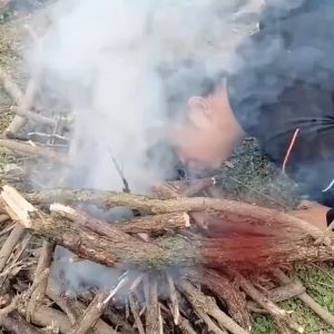Blow Fire Tube Outdoor Emergency Telescopic Pipe Survival Camping Equipment Pocket Bellow Tools