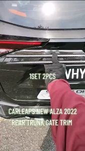Carleaps new alza 2022 car rear trunk gate trim garnish accessories