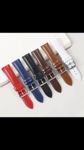 14mm 16mm 18mm 19mm 20mm 21mm 22mm 24mm Leather Straps Waterproof Bracelet Soft Sport Comfortable Universal Women Men Wristband