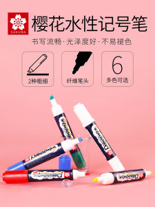 Bút Chì Sakura Water-Based Double-Ended XZPK-T Bút Chì Màu Sắc Đầu Lớn Bút Chì Dầu Bút Chì Dày Bút Chì Dùng Cho Văn Phòng Và Sinh Viên