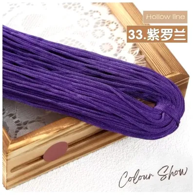 PP 2mm China Benang Kait Nilon Benang Kasar Tali PP Nylon Yarn 100g pp Siam Nilon Benang Nylon Polyester Yarn 空心线