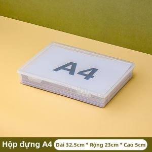 BANGJIAYI | Hộp Đựng Tổ Chức Kích Thước A4 Trong Suốt