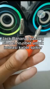 Jack Penghubung Arus DC / Jack Banana PVC