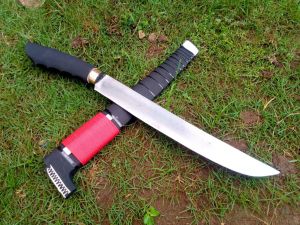 golok sembelih hewan baja per tempa sepuh air