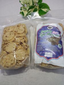 Rengginang Koin Tiga Merpati Madura Asli  300 Gram