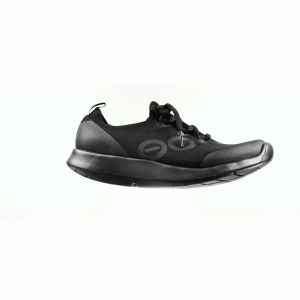 OOFOS OOMG Mens Sport Lace Black รองเท้าเพื่อการฟื้นฟู