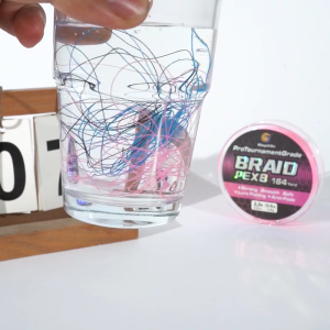 PE 150m Memancing Pewarna Air Hitam Biru Lembut Halus 5.9kg ~ 39.0kg Standar Diameter Kawat Kekuatan Tarik Yang Kuat Tahan Aus