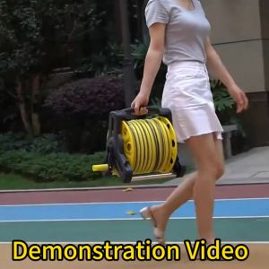 10M 15M 20M 25M 30M 35M Hose Reel set Water Pipe Roll Storage Rack Garden Hose Holder shower hose shower head