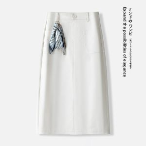 MEITESIJIAONU | Ivory A-line Skirt
