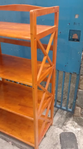 Kệ vi sóng 4 tầng sâu 38cm  ngang 64cm  cao 120cm  gỗ cao su màu Cherry đã  thông qua tẩm sấy chống mối mọtchịu nước bền hơn so gỗ thông và MDF nhân tạo đa năng đẹp.