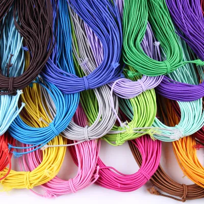 Dây Đàn Hồi 2mm Dây Thun Tròn Dây Thun Thủ Công DIY Dây Hạt Chuông Phật Dây Thun Tóc Dây Thun Vòng Tay Dây Thun Trang Sức Phụ Kiện