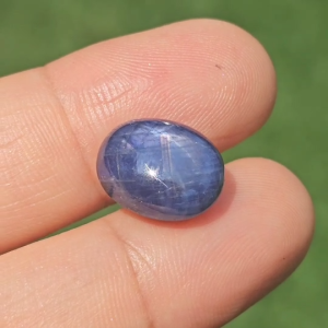 พลอย ไพลิน สตาร์ แซฟไฟร์ Blue Star Sapphire 11.80 กะรัต (Cts.) พลอยแท้ อัญมณีมงคลประจําวันเกิด เครื่องประดับพลอย