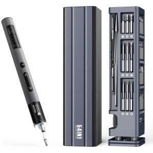 OIMG | 54 in 1 Mini Electric Screwdriver Set Cordless Precision Repair Tool Kit with 49 Magnetic Bits 3 Torque Levels LCD Display