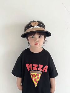 (พร้อมส่งในไทย) หมวกเด็ก หมวกฟางเด็กครึ่งหัวกันแดดUPF50+ อายุประมาณ 2-10 ขวบ