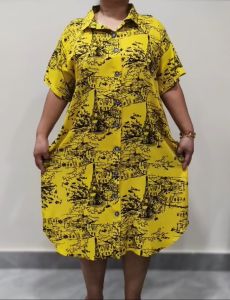Long Polo Dress Bangkok Style for Plus Size