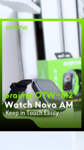 Oraimo OSW-812 Smart Watch 2.01 AMOLED Display IP68 Waterproof Design Long Battery Life Bluetooth Smartwatch Phone Call Meter Step Heartrate Magnetic Charging