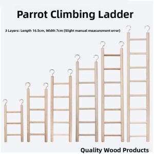 Toy Climbing Ladder for Birds Small Parrot Cage Ladder Cloud Ladder Slide Ladder Climbing Frame Pet Bird Entertainment Equipment