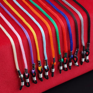 Fiber Optic Eyeglass Chain Sunglasses Strap Reading Glasses Lanyard Fashionable Optical Accessories Lens Cleaning Kit